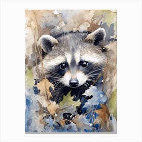 Raccoon Urban Explorer 10 Canvas Print