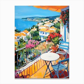 Marbella Spain 4 Fauvist Painting Canvas Print