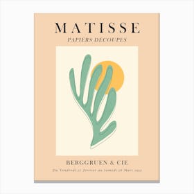 Matisse poster 1 Canvas Print