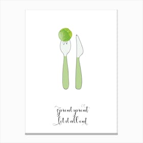 Brussels Sprouts Canvas Print