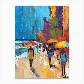 Colorful Beach 7 Canvas Print