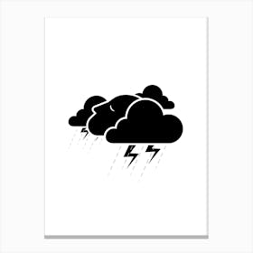 Stormy Mind Canvas Print