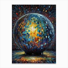 Mosaic Ball Canvas Print