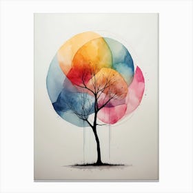 Watercolor Tree 7 Canvas Print