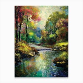 River In The Woods 2 Canvas Print