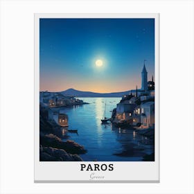 Paros, Greece Travel Canvas Print