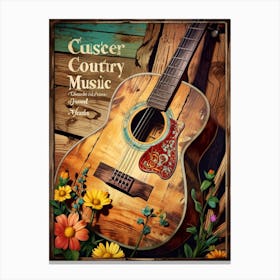 Cusser Country Music Canvas Print