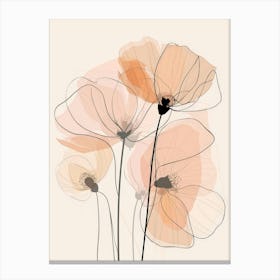 Poppies 108 Canvas Print