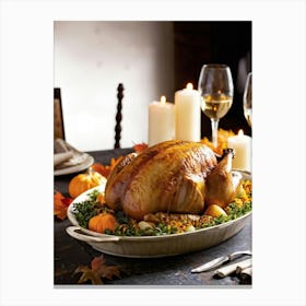 Thanksgiving Turkey 3 Canvas Print