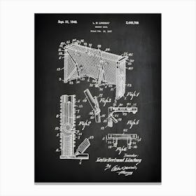 Hockey Decor Hockey Goalie Art Hockey Goal Patent Print Lindsay Hockey Goal Patent Hockey Patent Hockey Goal Wall Art Hockey Sh7081 Canvas Print