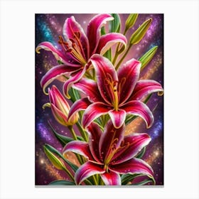 Lily Painting Canvas Print