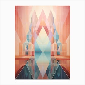 Geometric Abstract Illustrations 8 Canvas Print