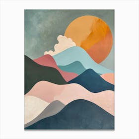 Abstract - Mountains Canvas Print