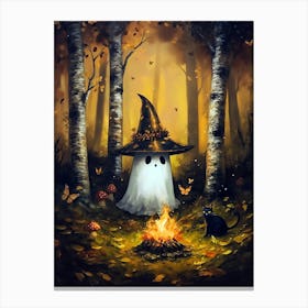 Ghost In The Woods 15 Canvas Print