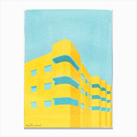Bauhaus Yellow Canvas Print