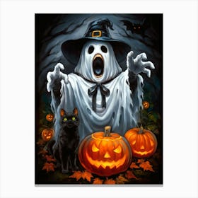 Halloween Ghost 2 Canvas Print