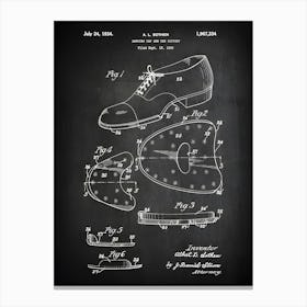 Tap Shoe Patent Dance Decor Tap Dancing Art Tap Dancer Dancer Wall Decor Dance Poster Dance Print Sd3341 Canvas Print