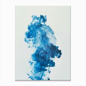 Blue Ink 7 Canvas Print