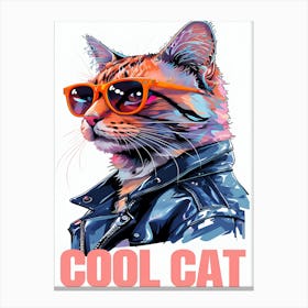 Cool Cat Canvas Print