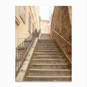 Stairs in the Old Town of Vienna Canvas Print