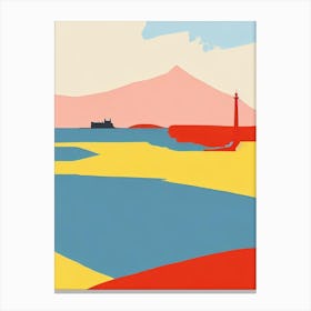 Cemaes Bay 2 Anglesey Wales Midcentury Canvas Print