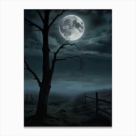 Full Moon Canvas Print