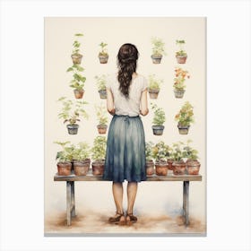 'Gardener' Canvas Print