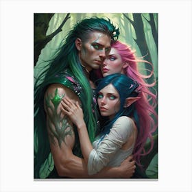 Elven Couple 1 Canvas Print