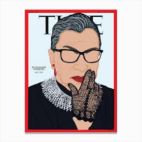 Ruth Bader TIME Magazine 1 Canvas Print