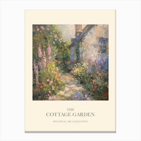 Flower Symphony Cottage Garden Poster 5 Canvas Print