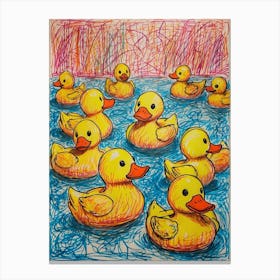 Rubber Ducks Canvas Print