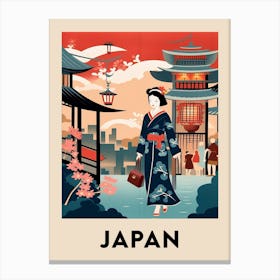 Vintage Travel Poster Japan 5 Canvas Print