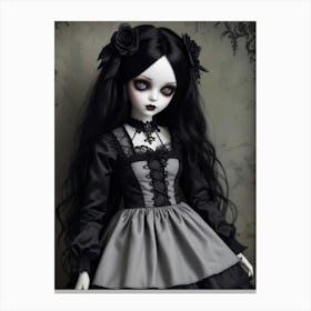 Gothic Doll 1 Canvas Print