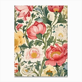 Floral Wallpaper 321 Canvas Print