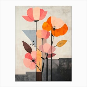 Abstract Flowers Canvas Print Canvas Print