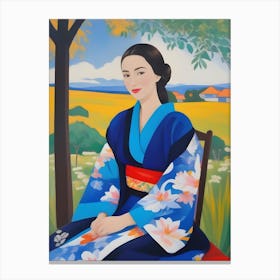 Asian Woman 4 Canvas Print