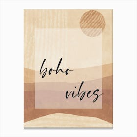 Bohemian Boho Vibes Canvas Print