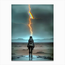 Lightning In The Sky Canvas Print