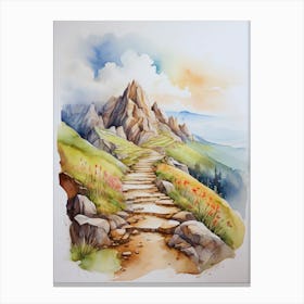 Path To The Mountains.1 Canvas Print