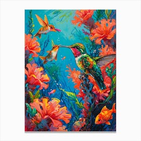 Hummingbirds 5 Canvas Print