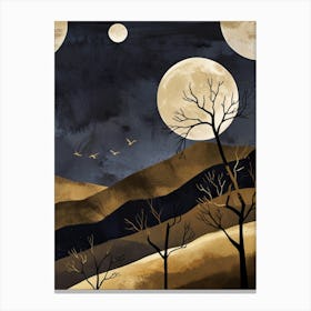 Full Moon In The Sky 8 Canvas Print