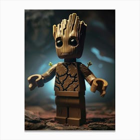 Lego Groot Canvas Print