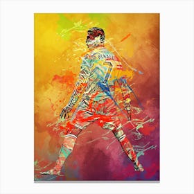 Cristiano Ronaldo Portrait Canvas Print