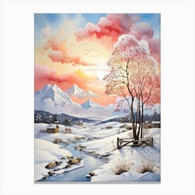 Winter Landscape Canvas Print