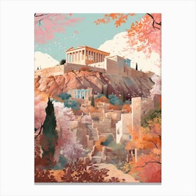 Acropolis Athens Greece 2 Canvas Print