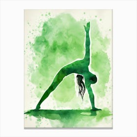 Yoga Pose Canvas Print