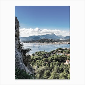 Pollensa View From The Top Of A Cliff Canvas Print