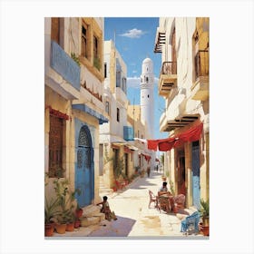 Egyptian Street 1 Canvas Print