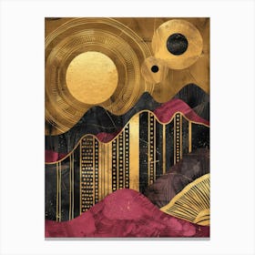 Golden City 1 Canvas Print