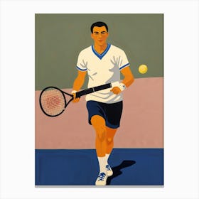 Tennis Player 3 Canvas Print